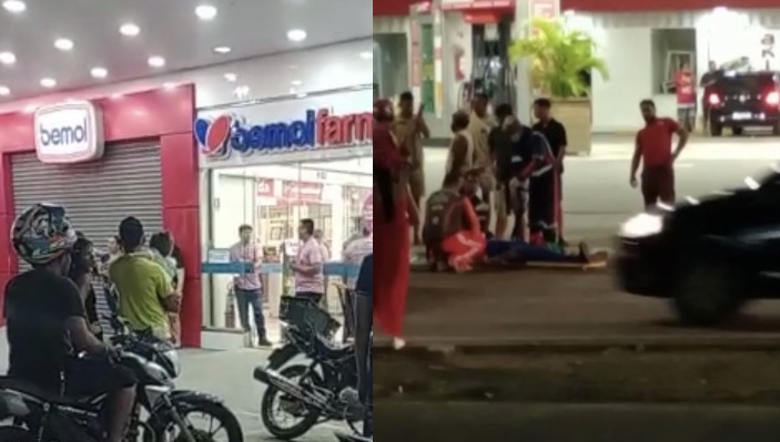 Sextou: enquanto cliente da à luz dentro da Bemol, pedestre é atropelado na Torquato Tapajós; veja vídeo