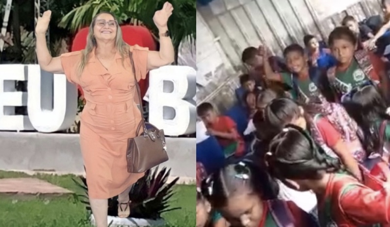 Revoltante: enquanto a prefeita Dona Maria luxa com o dinheiro do povo, crianças passam sufoco em sala de aula superlotada em Beruri