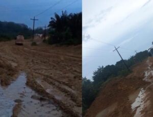 Ônibus escolares atolam nos ramais da Cooperativa e Pau Rosa: "só o barro aqui"; veja vídeo
