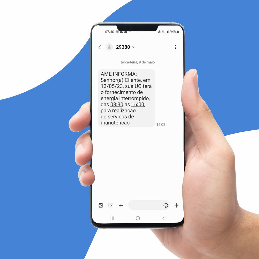 Amazonas Energia usa SMS para manter clientes informados