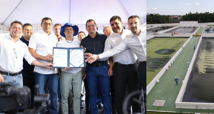 Governo, Prefeitura e Águas de Manaus assinam termo para construção de estação de tratamento de esgoto