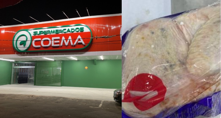 GRAVE: supermercados Coema fazem promoção de frangos apodrecidos em Manaus