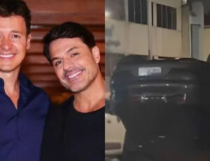 Danilo Faro, irmão de Rodrigo Faro, sofre acidente e capota carro