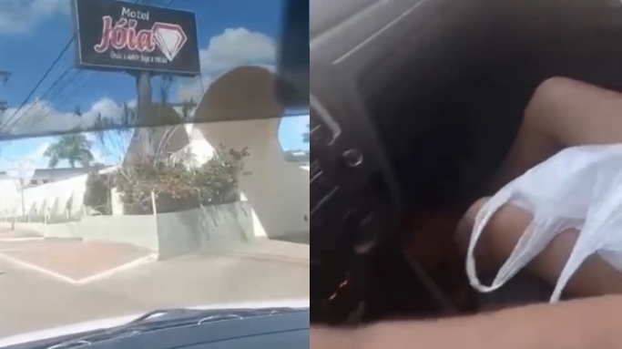 Grave: motorista de app grava vídeo se exibindo em m0tel com menina de 14 anos; imagens f0rtes