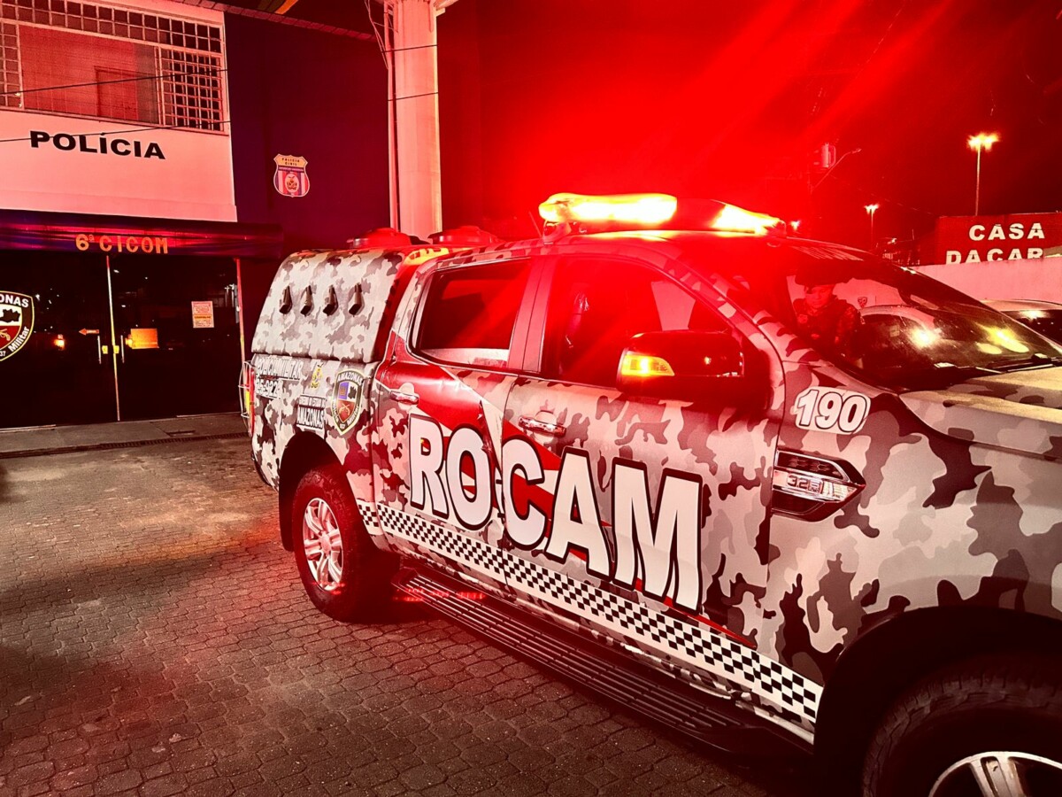 ‘O mais perigoso’ recebe policias da ROCAM na bala e acaba se dando mal em Manaus