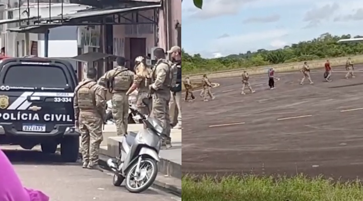 Veja momento que assessores e familiares do prefeito de Borba são presos