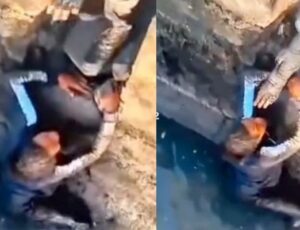 Policial trata com 'carinho' assaltante que estava se afogand0; veja vídeo