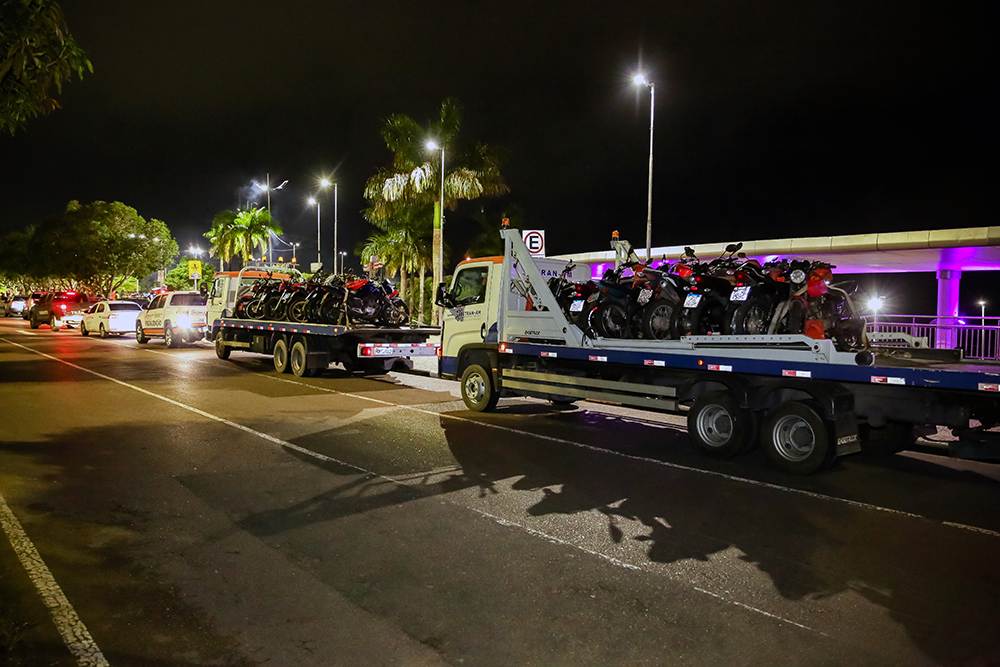 Fim do arreto: 40 motos são apreendidas pela prática de “grau”, “rolezinho” e outras irregularidades