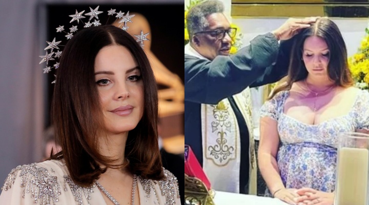 Lana Del Rey recebe benção em igreja católica no Rio de Janeiro