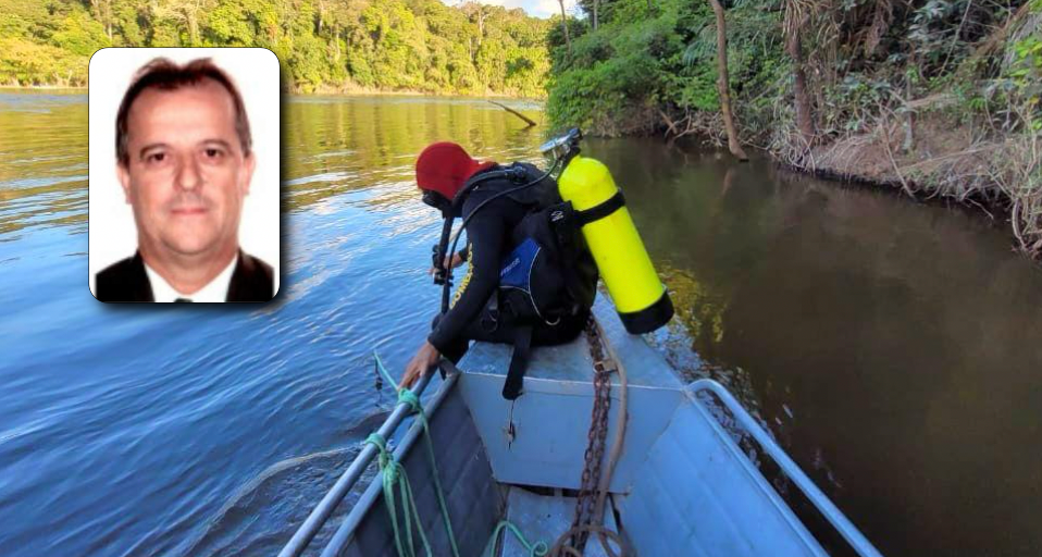 Bombeiros encontram corpo de turista que m0rreu em acidente no Rio Acari