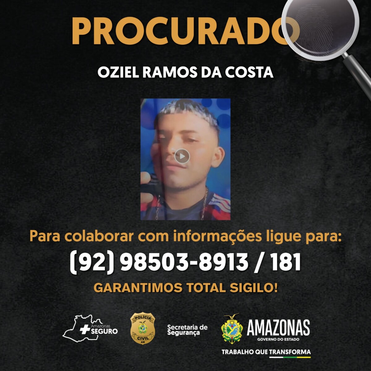 Polícia procura por “traíra” que arquitetou roubo à casa de “amigo” em Manaus