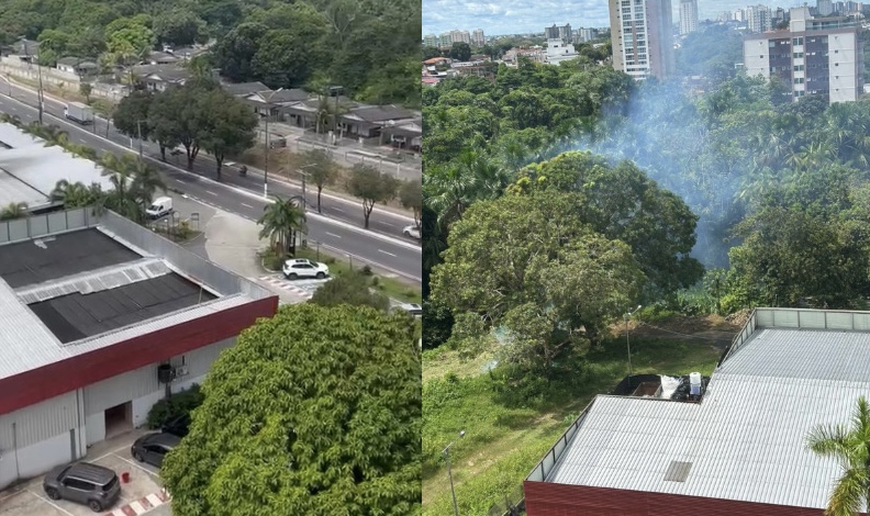 ‘Inimigos do meio ambiente’: Empório Rodrigues é denunciado por queimar lixo em terreno no Dom Pedro; veja