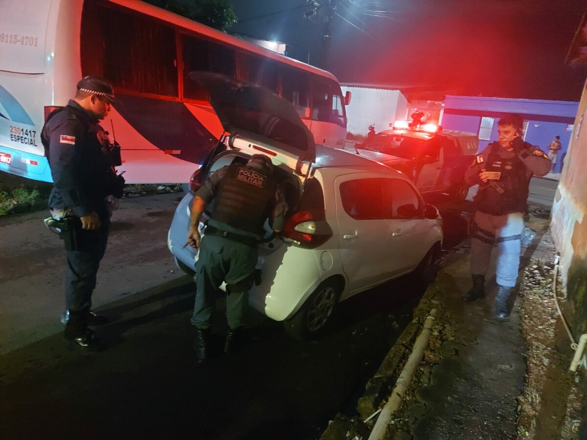 Casal é pres0 quando fazia arrastão no conjunto Santos Dumont