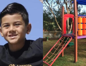 Tragédia: menino de 7 anos cai de escorregador e m0rre no parquinho da escola
