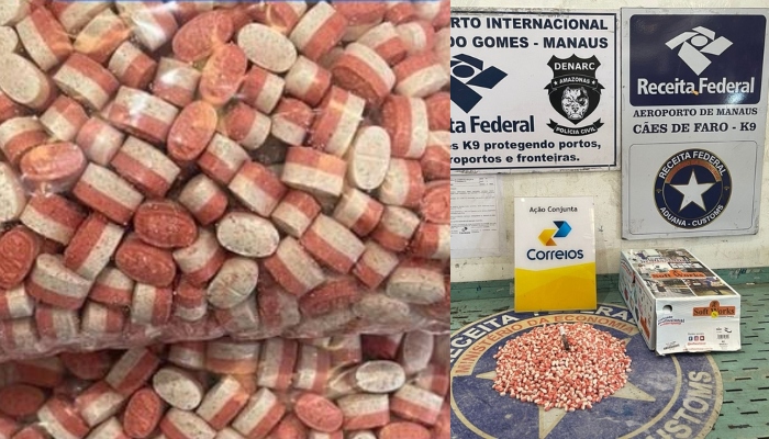 “Encomenda do bagulho”: mais de 3 mil comprimidos de ecstasy vieram de Santa Catarina para Manaus