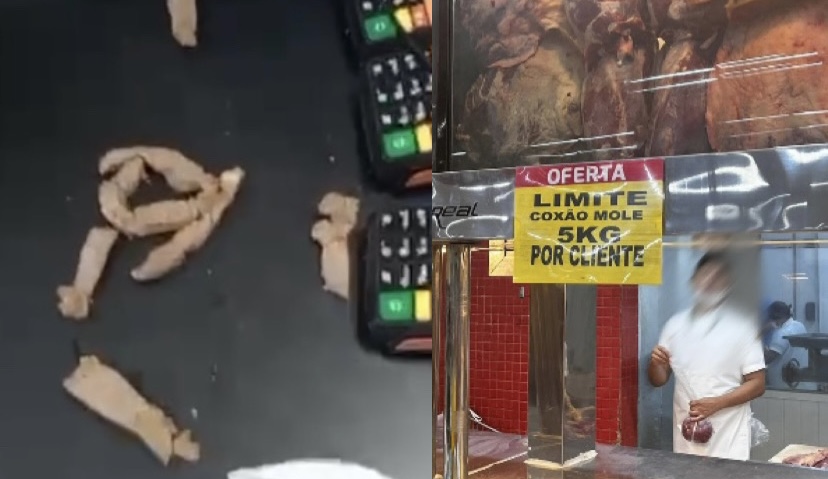 Denúncia: DB vende carne estragada e ainda limita quantidade por cliente em Manaus; veja os vídeos
