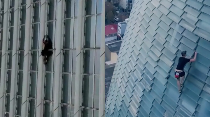 Homem é preso por escalar o 5° maior edifício do mundo sem equipamentos de segurança; veja vídeo