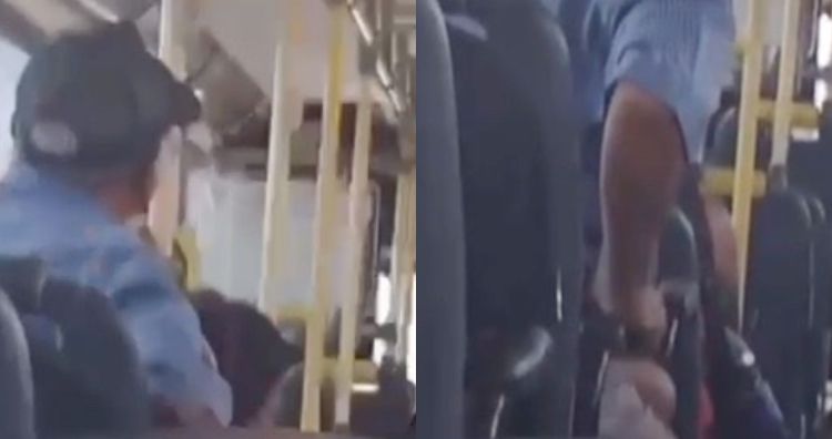 Idoso ‘tarado’ se masturb4 ao lado de passageira de ônibus em Manaus; veja vídeo