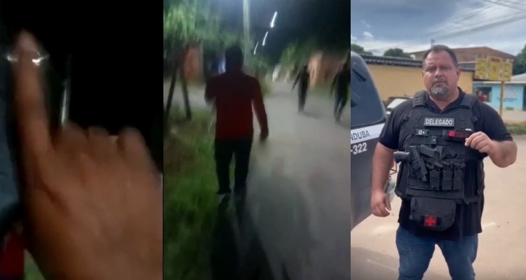 Criminosos armados espalham medo e terror em Iranduba, enquanto delegado inicia caçada aos bandidos; veja vídeo