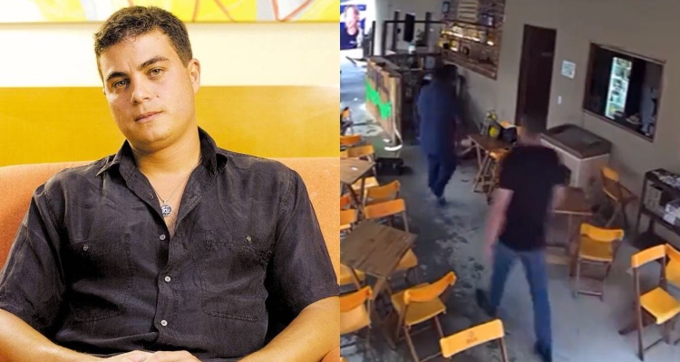 Ex-BBB Dhomini tem ‘dia de fúria’ e esp4nca dono de bar; veja vídeo