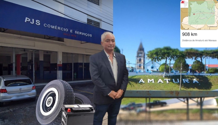 Prefeito Zezinho Eufrásio gasta quase R$ 3 milhões para oficina de Manaus vender pneus e baterias para Amaturá