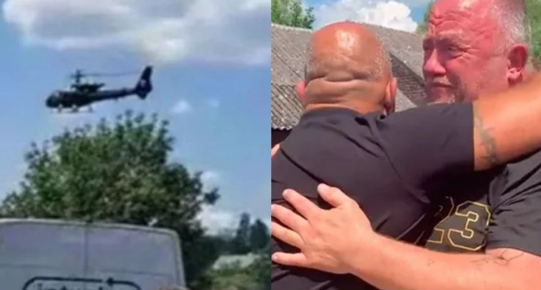 Homem dado como m0rto chega de helicóptero no próprio enterro para fazer revelação chocante; veja vídeo