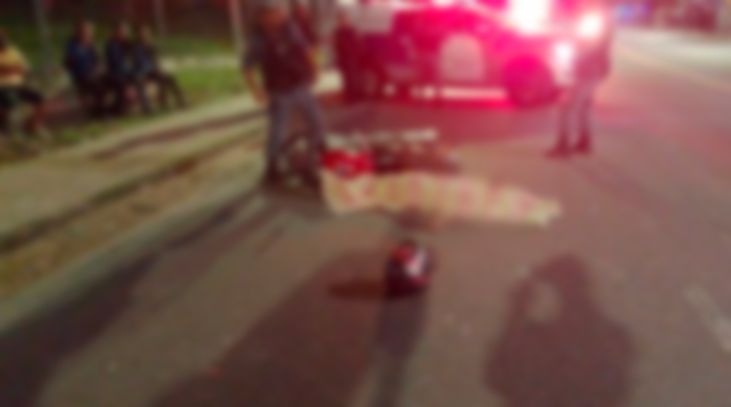 Homem é esmag4do por caminhão em avenida do Distrito Industrial I