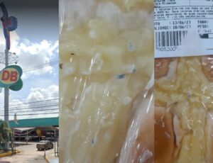 Hiper DB Compensa vende pão doce 'recheado de mofo', denuncia cliente; veja vídeo