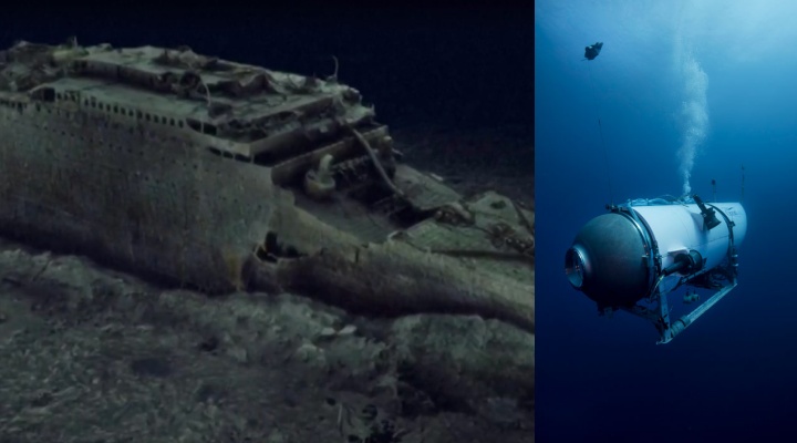Submersível que levava turistas para ver o Titanic desaparece no Oceano