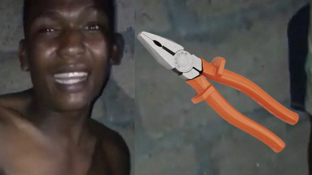 “Quase virou moça”: ladrãozinho de celular tem membr0 esmag4do no alicate por soldados de facçã0; veja vídeo