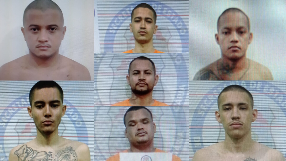 Decore bem esses rostos! Presidiários do CV fogem de presídio em Coari e podem tocar o terror em Manaus