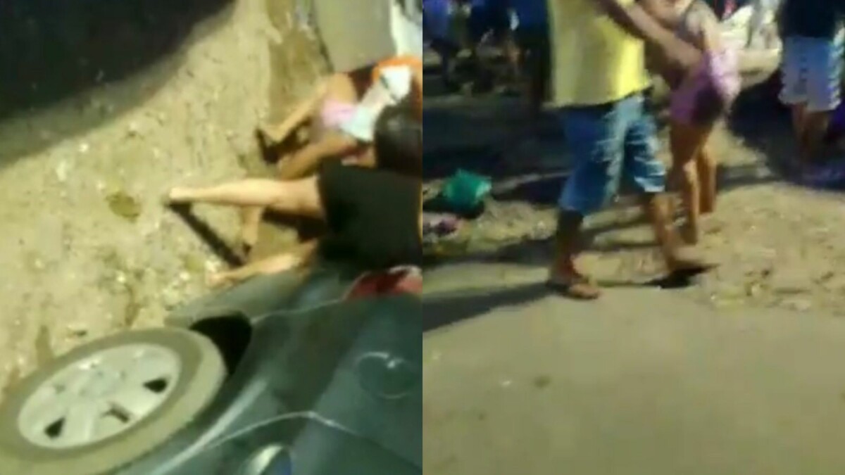 Pânico e correria: vídeos mostram desespero da população durante ass4ssinato de homem na Marina do Davi; veja