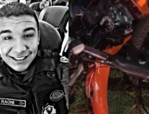 TRAGÉDIA: Cabo da PM morre em grave acidente de moto no bairro Cidade Nova