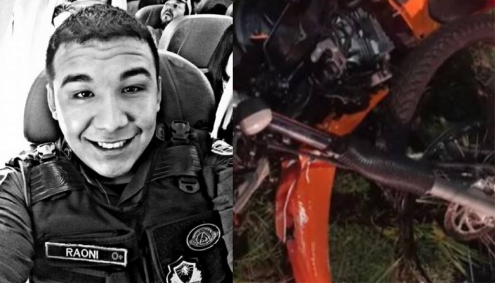 TRAGÉDIA: Cabo da PM morre em grave acidente de moto no bairro Nova Cidade