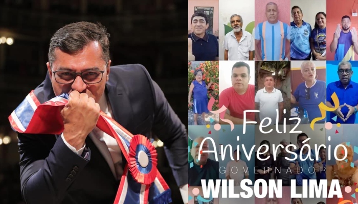 Governador Wilson Lima é homenageado pela população do Amazonas no dia do seu aniversário; veja vídeo