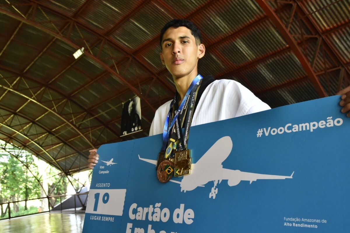 Atleta amazonense de taekwondo sobe ao pódio no Open Championships, na Costa Rica