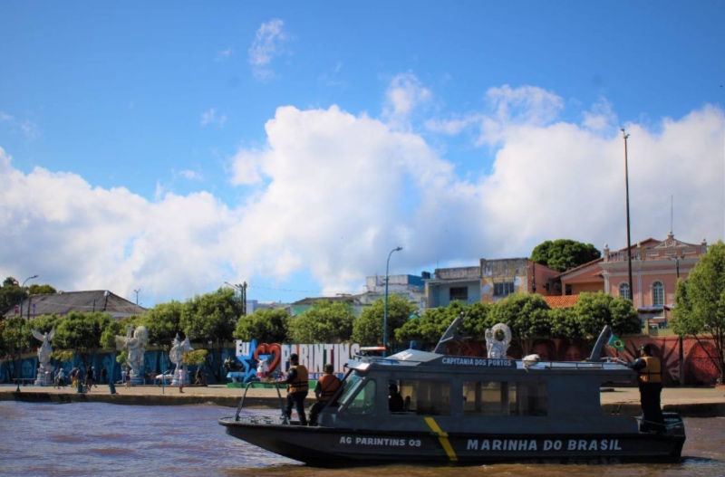 ‘Festival Folclórico de Parintins’: Marinha começa a intensificar vistorias em embarcações
