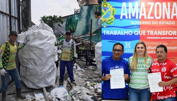 Garantido e Caprichoso firmam acordo histórico para reciclar isopores e promovem Festival Sustentável 2023 em Parintins