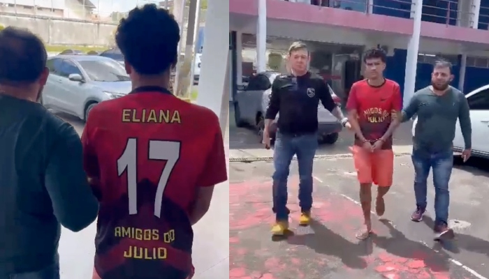 Pistoleiro do Adrianópolis, vulgo ‘Beijinho’ dá adeus à liberdade antes de ir pro Xilindró; veja vídeo