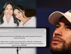"Se recusa a ser homem, se recusa a amadurecer", detona irmã de Bruna Biancardi sobre Neymar; veja mensagem
