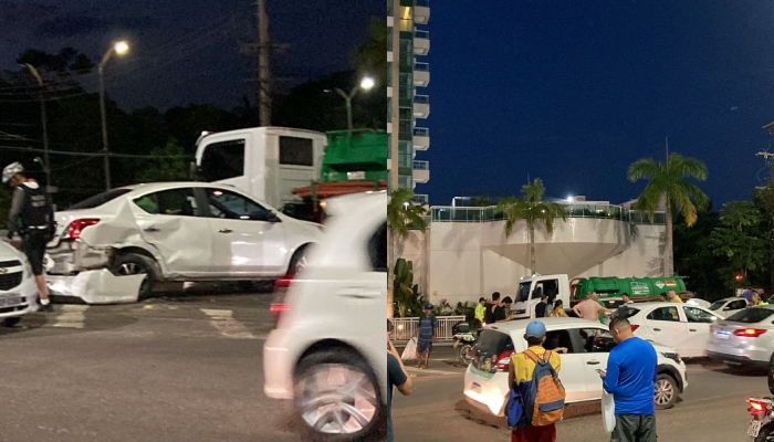 Motorista alcoolizado causa grave acidente na Ponta Negra; veja vídeo