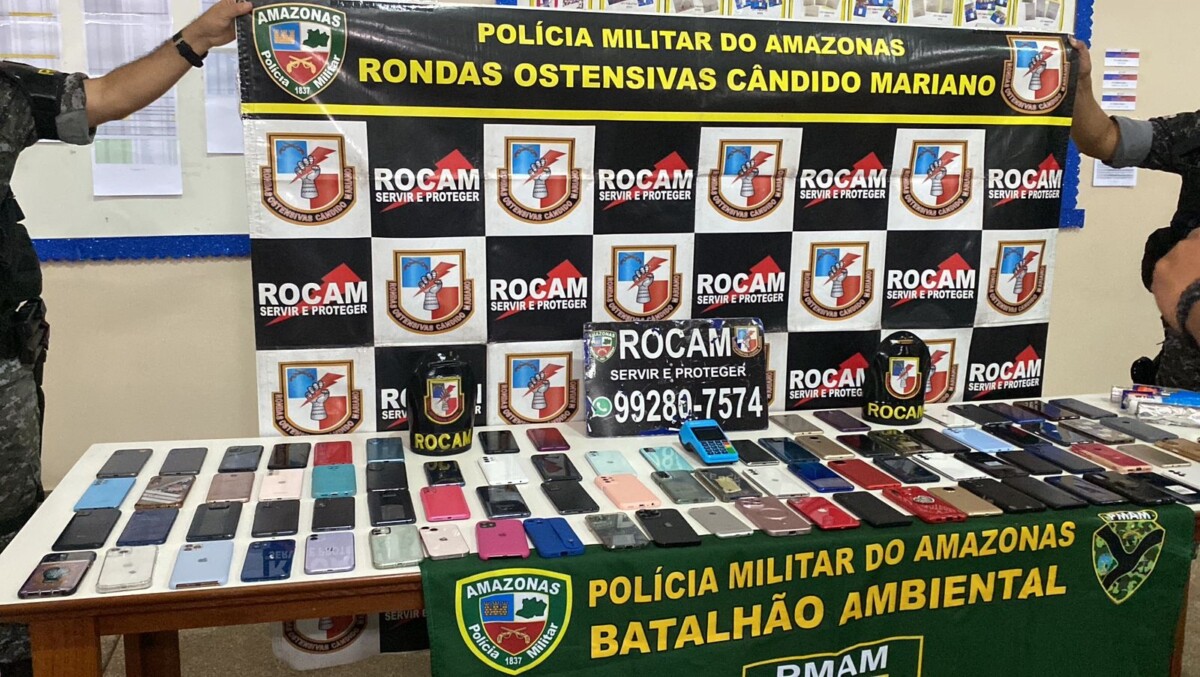 Polícia Militar do Amazonas prende trio e recupera celulares furtados em ação conjunta em Parintins