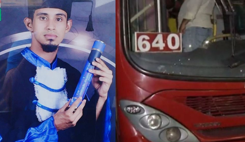 Jovem balead0 durante assalto em ônibus m0rre após 83 dias internado em Manaus