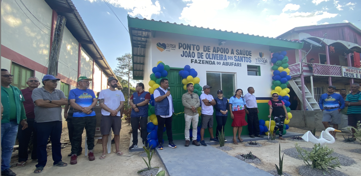 Prefeitura de Tapauá inaugura Ponto de Apoio à Saúde na comunidade Fazenda do Abufarí e reforça compromisso com a população