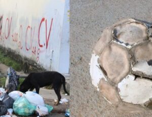 Facção na Compensa substitui bola de futebol por c4beça de rival; veja vídeo