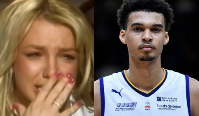 Britney Spears tenta tietar astro do basquete e acaba levando tapã0 de segurança; veja o vídeo