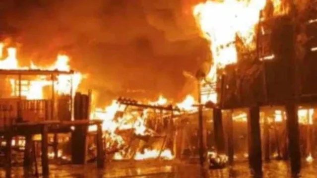 Pânico e desespero: incêndio destrói 36 casas e deixa várias famílias desabrigadas; veja o vídeo