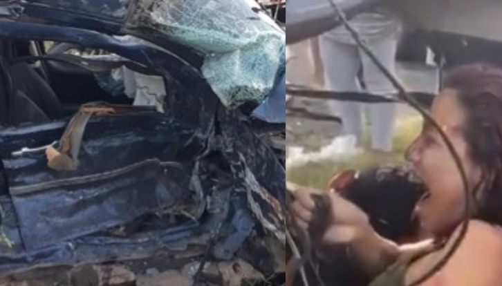 Desesperador: jovem fica presa entre os corp0s de amigos m0rtos em acidente e implora por socorro; veja