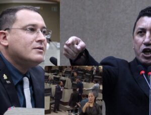 TRETA: vereadores Raiff Matos e Sassá quase trocam soc0s na Câmara Municipal de Manaus
