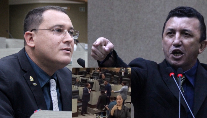 TRETA: vereadores Raiff Matos e Sassá quase trocam soc0s na Câmara Municipal de Manaus; veja vídeo